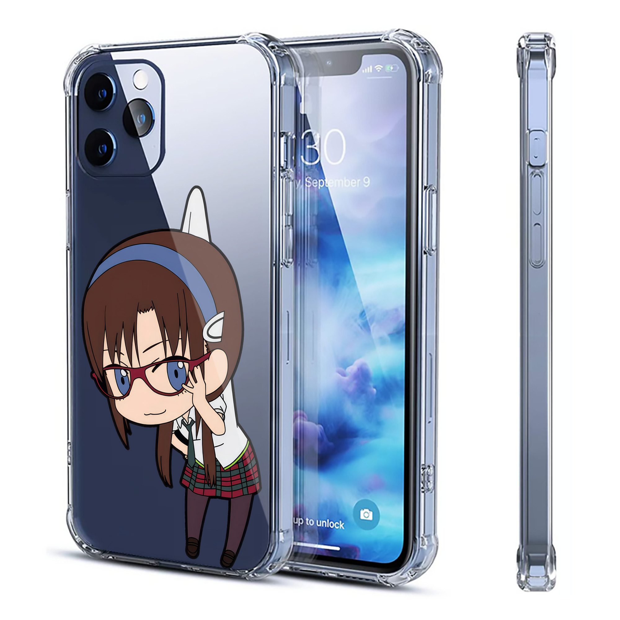 （画像用） EVA 新世紀エヴァンゲリオン 【iPhone 12シリーズ対応】透明スマホケース（クリアソフトケース）